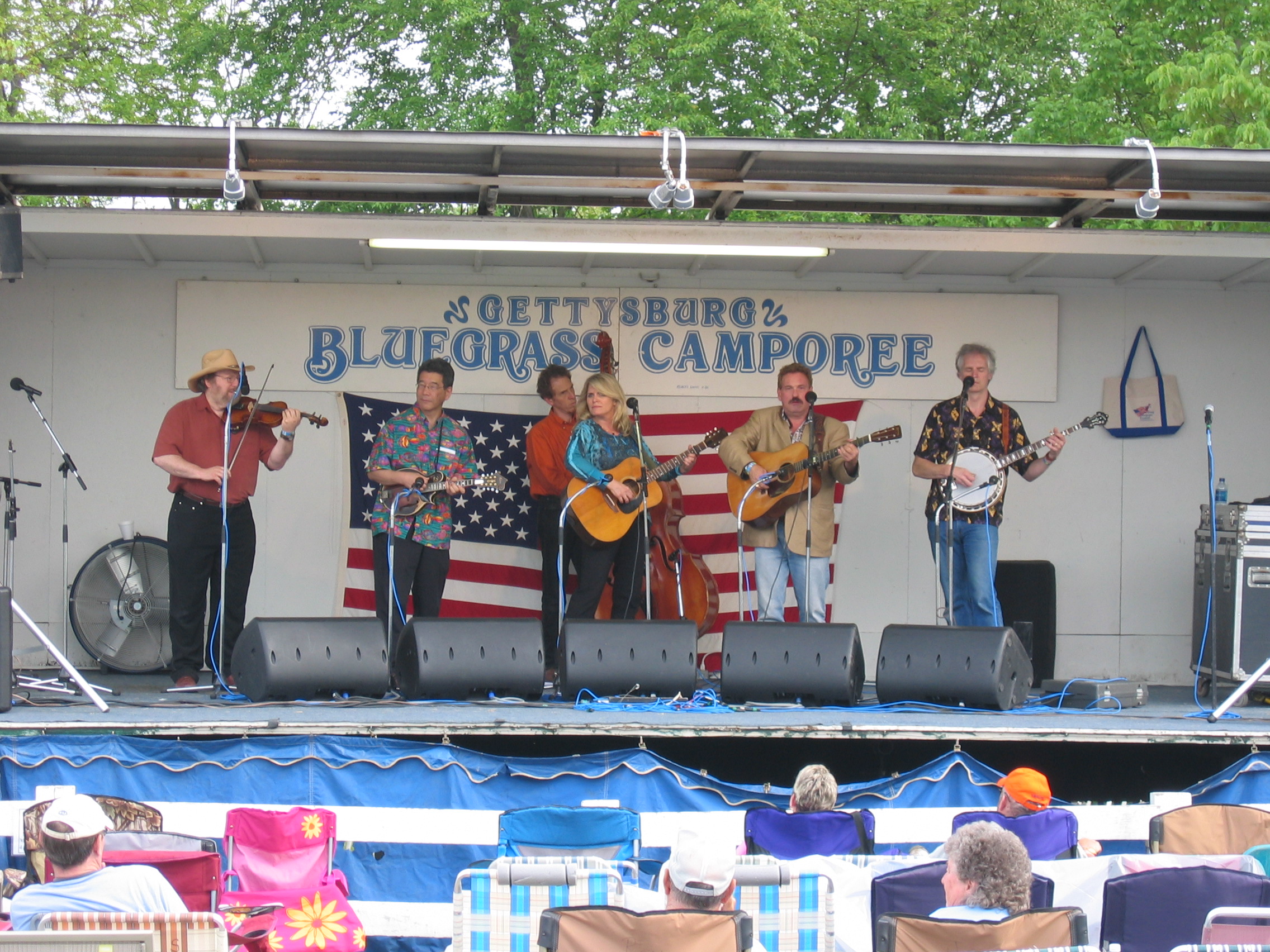 Bob Perilla's Big Hillbilly Bluegrass at the Gettysburg Bluegrass Festival, 2008