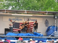 Donna Hughes at the Gettysburg Bluegrass Festival, 2008