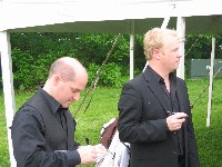 Daily & Vincent at the Gettysburg Bluegrass Festival, 2009