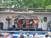 Carrie Hassler & Hard Rain at the Gettysburg Bluegrass Festival, 2009