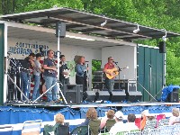 Carrie Hassler & Hard Rain at the Gettysburg Bluegrass Festival, 2009