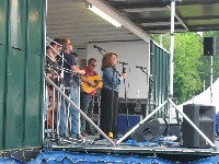 Carrie Hassler & Hard Rain at the Gettysburg Bluegrass Festival, 2009