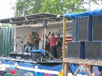 Carrie Hassler & Hard Rain at the Gettysburg Bluegrass Festival, 2009