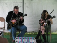 Adam Steffey & Sierra Hull Mandolin Workshop at the Gettysburg Bluegrass Festival, 2010