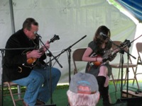 Adam Steffey & Sierra Hull Mandolin Workshop at the Gettysburg Bluegrass Festival, 2010