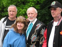 Doyle Lawson at the vendor area at the Gettysburg Bluegrass Festival, 2010