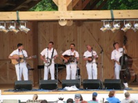 US Navy Bluegrass Band at the Gettysburg Bluegrass Festival, 2010
