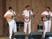 US Navy Bluegrass Band at the Gettysburg Bluegrass Festival, 2010