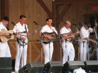 US Navy Bluegrass Band at the Gettysburg Bluegrass Festival, 2010