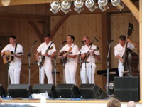 US Navy Bluegrass Band at the Gettysburg Bluegrass Festival, 2010