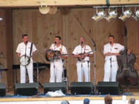 US Navy Bluegrass Band at the Gettysburg Bluegrass Festival, 2010