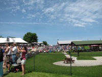 Saturday afternoon crowd at the Gettysburg Bluegrass Festival, 2010