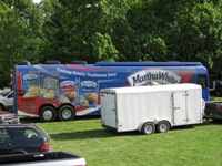 Rhonda Vincent's bus at the Gettysburg Bluegrass Festival, 2010