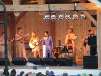 Rhonda Vincent & the Rage's evening set (with Elvis) at the Gettysburg Bluegrass Festival, 2010