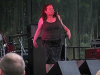 Michelle Willson & The 'Evil Gal' Festival Orchestra at the Honesdale Roots & Rhythm Music & Arts Festival, 2009