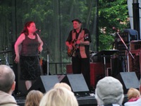 Michelle Willson & The 'Evil Gal' Festival Orchestra at the Honesdale Roots & Rhythm Music & Arts Festival, 2009