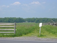 Walking Pickett's Charge at Gettysburg - the way out