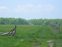 Walking Pickett's Charge at Gettysburg - the way out