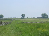 Walking Pickett's Charge at Gettysburg - the way out