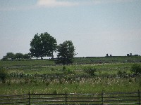 Walking Pickett's Charge at Gettysburg - the way out
