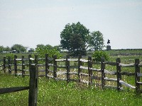 Walking Pickett's Charge at Gettysburg - the way out