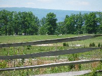 Walking Pickett's Charge at Gettysburg - the way out
